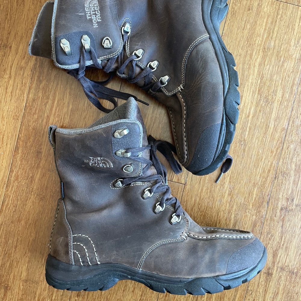 Rare - Men's North Face Insulated Moc Toe Tall Boot, Vintage, size 11
